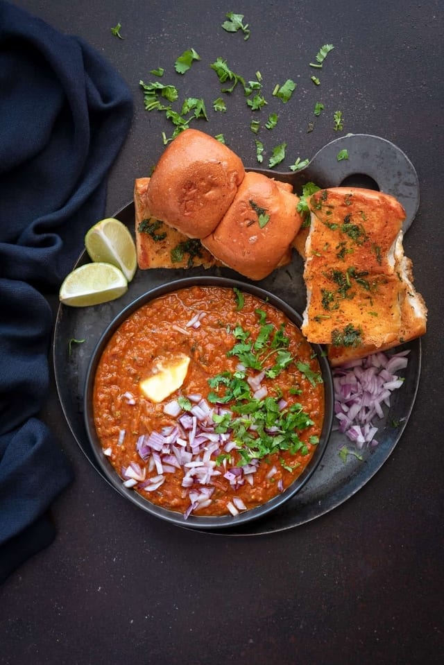Cheese Pav Bhaji.