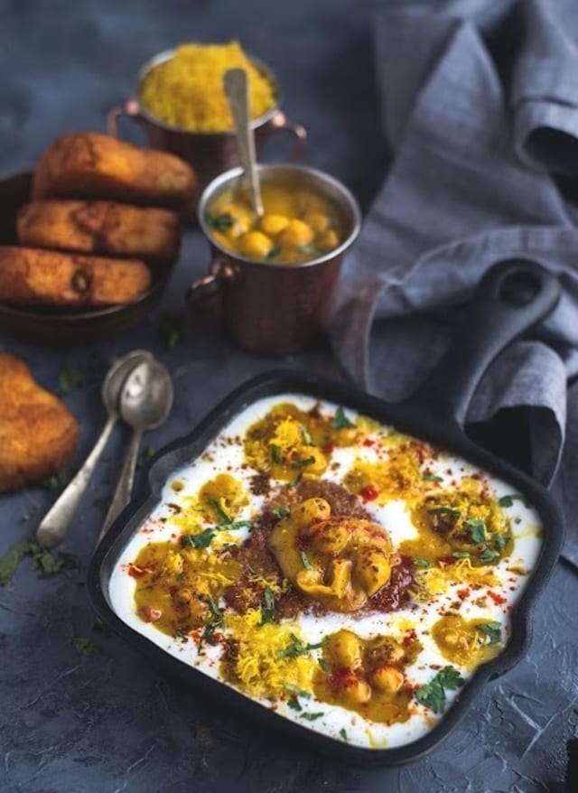 Aloo Tikki Chaat.