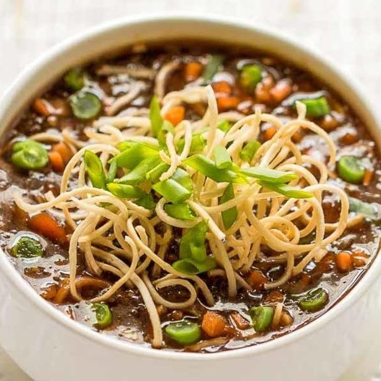 Delicious Manchow Soup Awaits