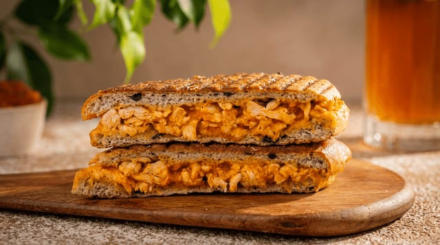 Chicken Cheese Grilled Sandwich.