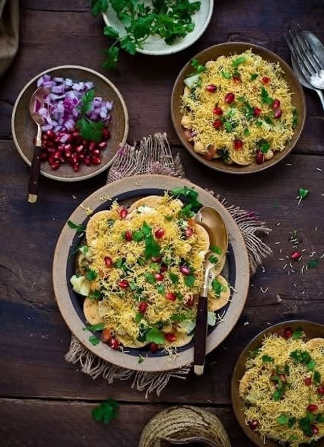 PAPDI CHAAT HALF TRAY.