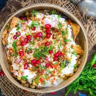 SAMOSA CHAAT HALF TRAY